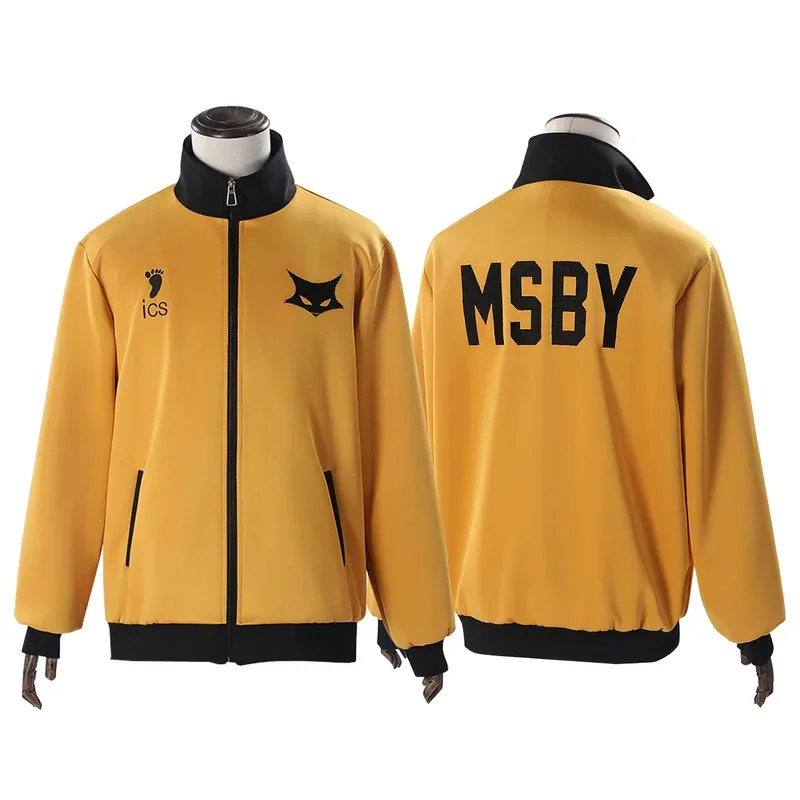 

HOLOUN Haiky Anime Hinata Shouyou Cosplay Costume Top Embroidery Tracksuit Wolf Daily Sportwear Orange Black Gift
