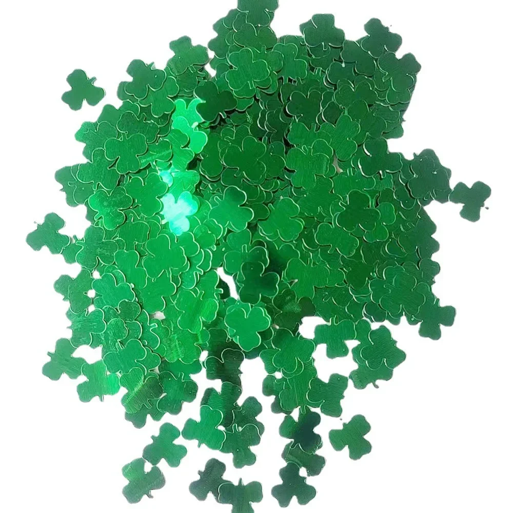 Four Leaf Clover Confetti Festival Decoration Arrangement Beer Uncle Paper Scrap Suitable For Bar DJ Disco High-Quality Confetti