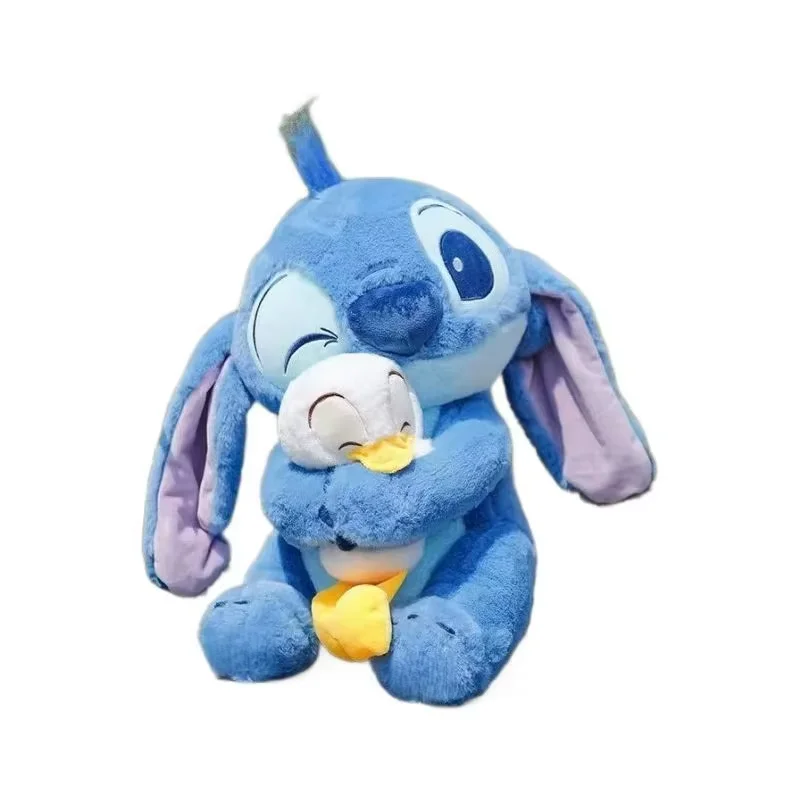 디즈니 22/30cm 스티치 봉제 인형 귀여운 오리 릴로 인형 장난감 카와이 어린이 생일 크리스마스 선물