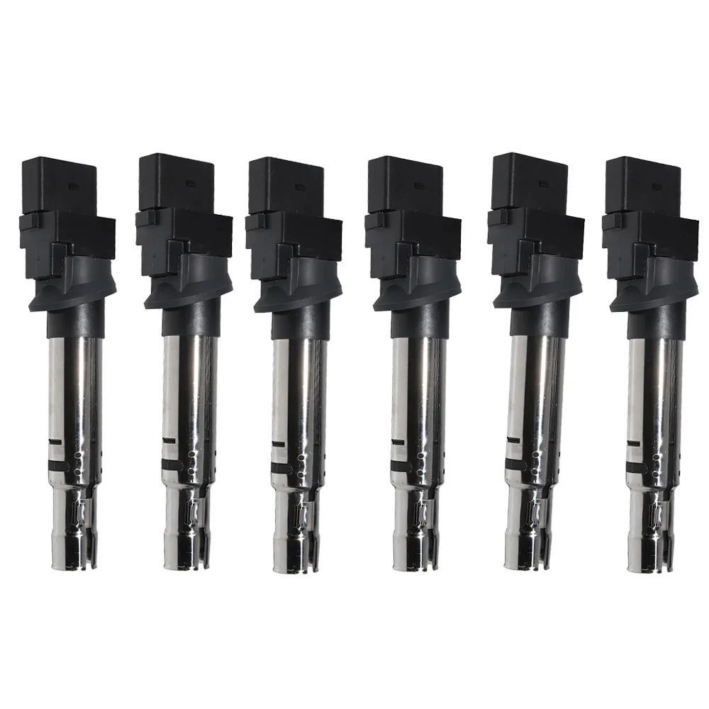 

6PCS Ignition Coil For AUDI Q7 TT VW PASSAT B6 B7 TOUAREG PORSCHE CAYENNE 92A 3.2 3.6 022905715B 096221051 Accessories