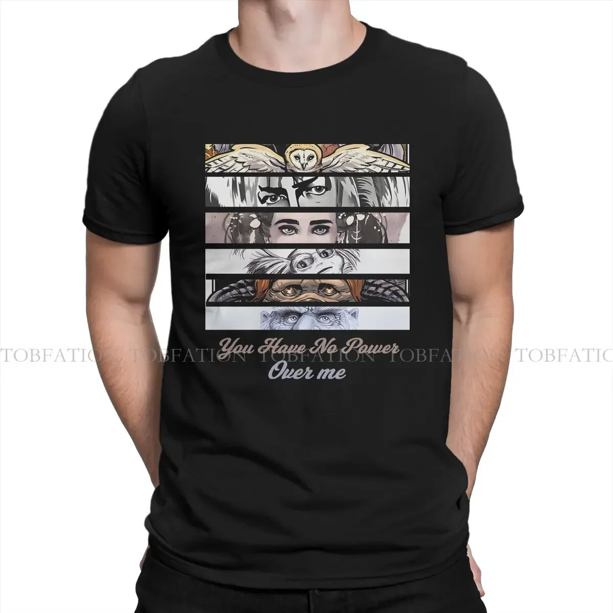 All Eyes Graphic TShirt Labyrinth Film Printing Tops Casual T Shirt Men Tee 100% Cotton Gift Idea