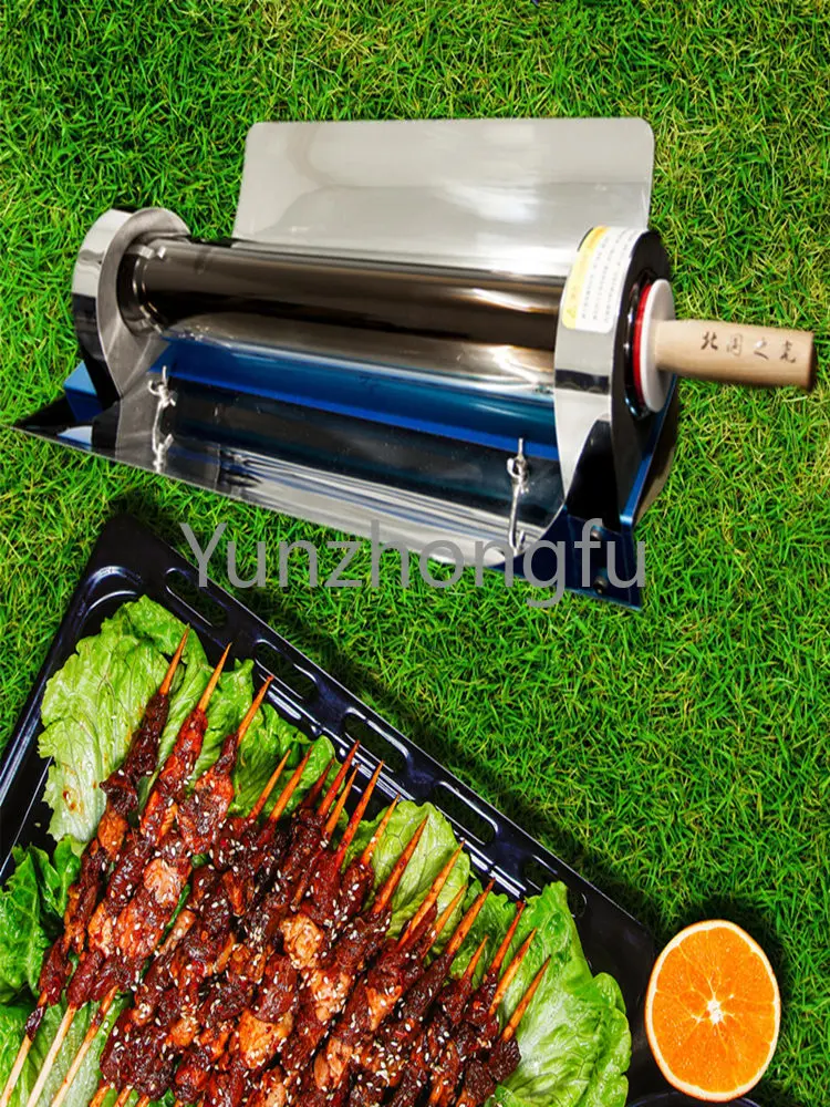 Prototype processing Northern Light solar grill outdoor balcony vacuum oven camping picnic sun cooker