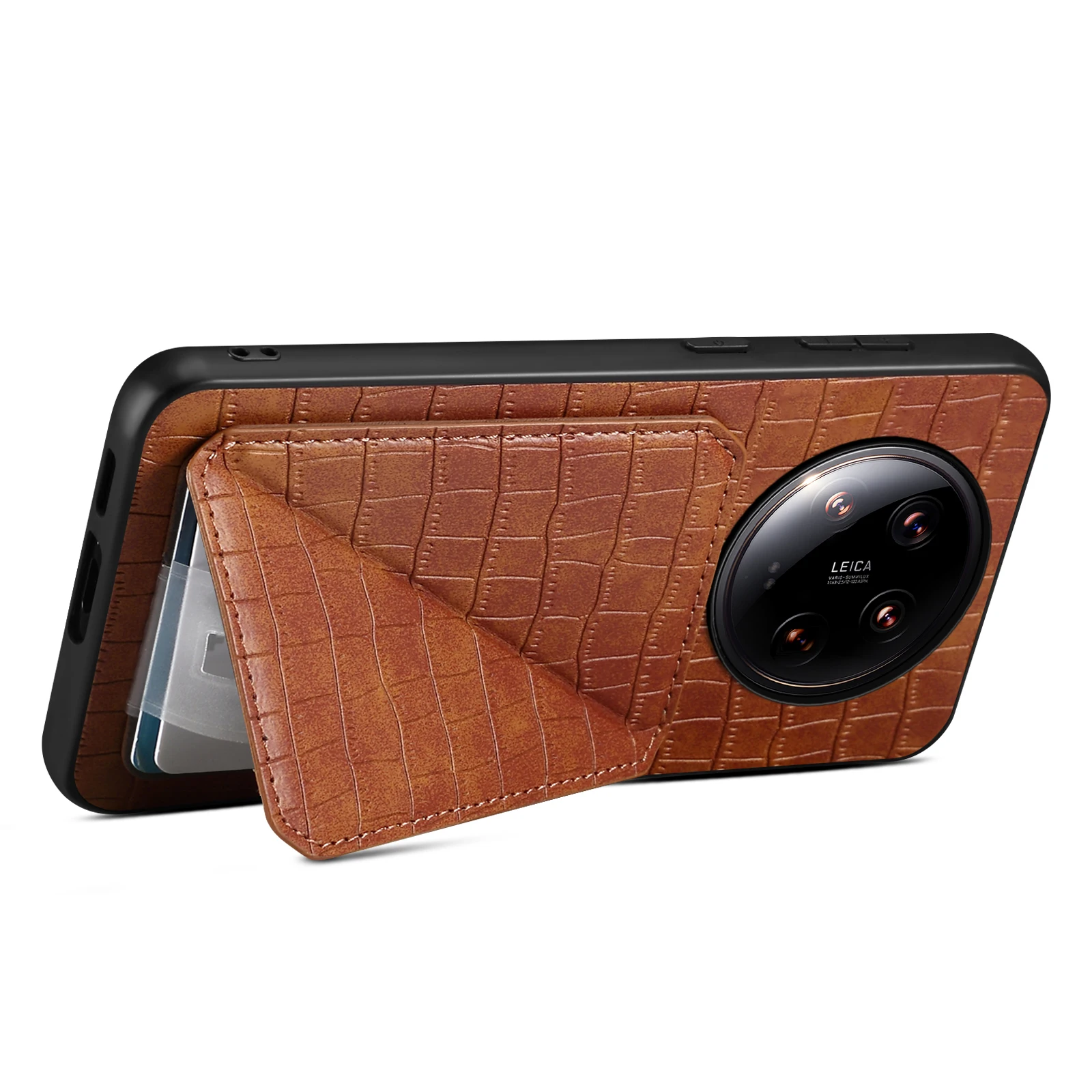 Etui na telefon Xiaomi 14 Pro/ – Leather Wallet Card Holder Phone Cover recenzja i cena