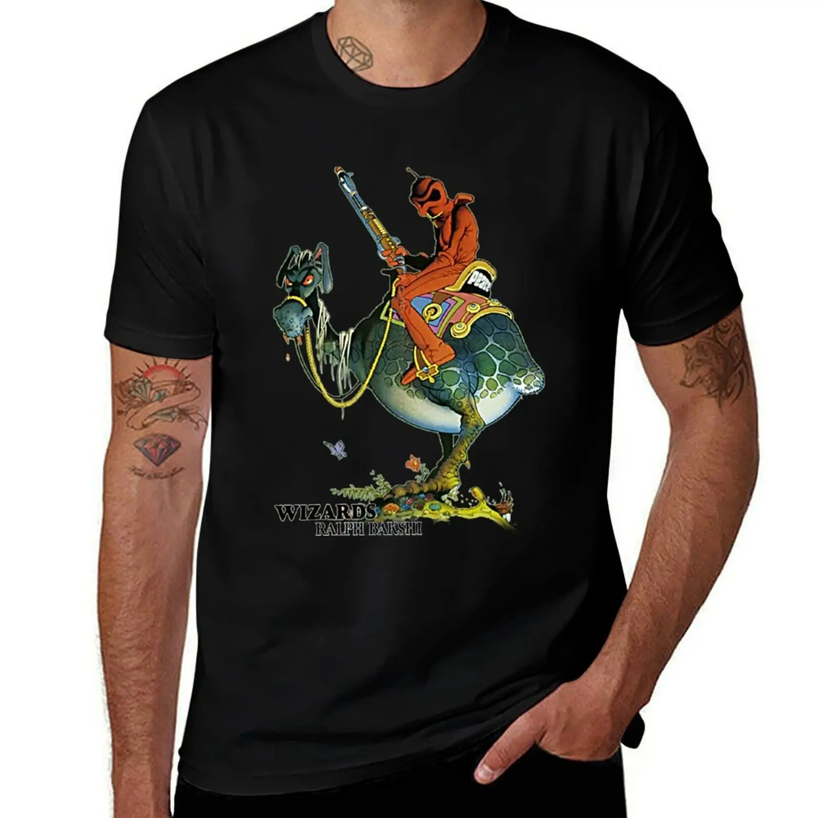 Ralph Bakshi's Wizards, 1977 T-Shirt Outdoor Sports Lightweight Tee T-Shirt