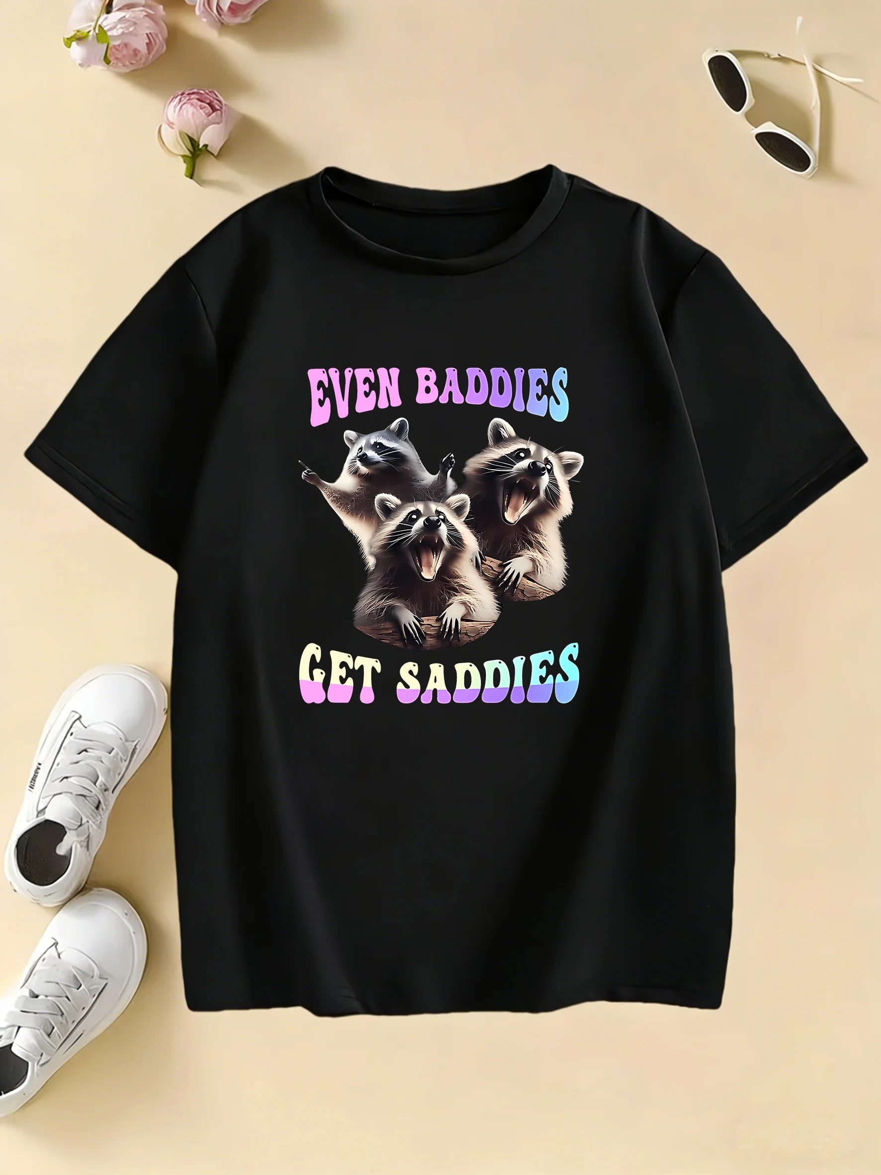 Neue 2026 Happy Bear Lustige T-Shirts Manga Kinder T-Shirt Jungen Mädchen Sommer Frühling Lässiges Oberteil T-Shirt