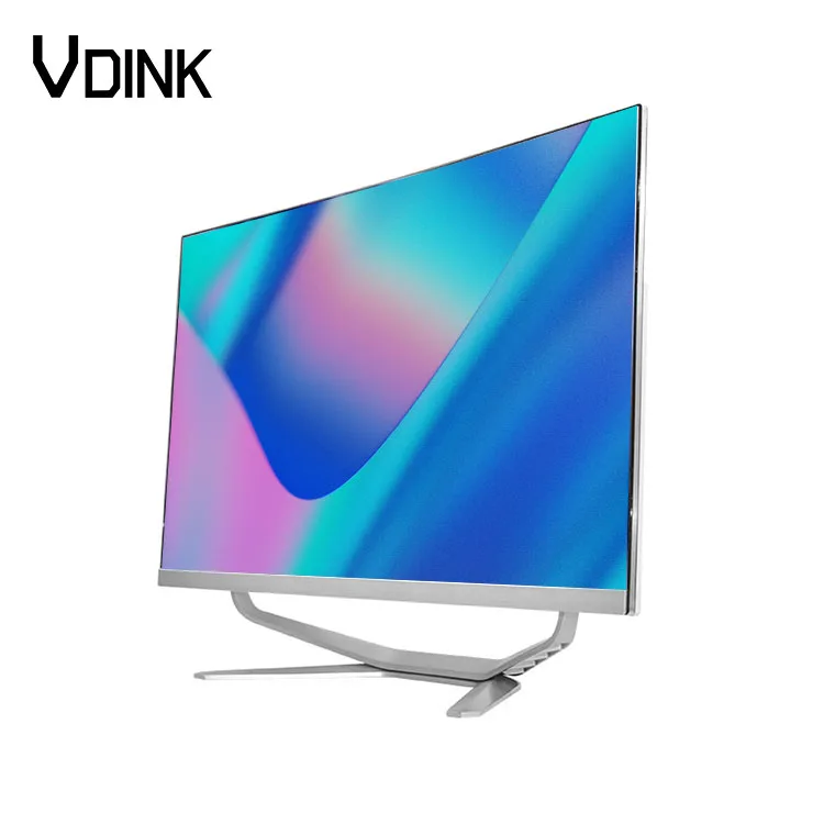 Vdink Curved Gaming 19 Inch  OEM Hd Graphics Desktops Computer All In One Pc Computer For Business