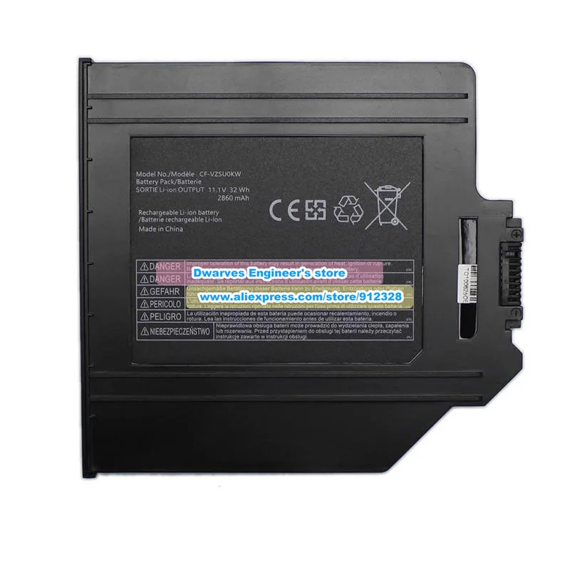 

Новый аккумулятор CF-VZSU0KW CF-VZSUOKW 11.1V 2860mAh 32Wh для CF-54 mk1 Media Bay 2nd
