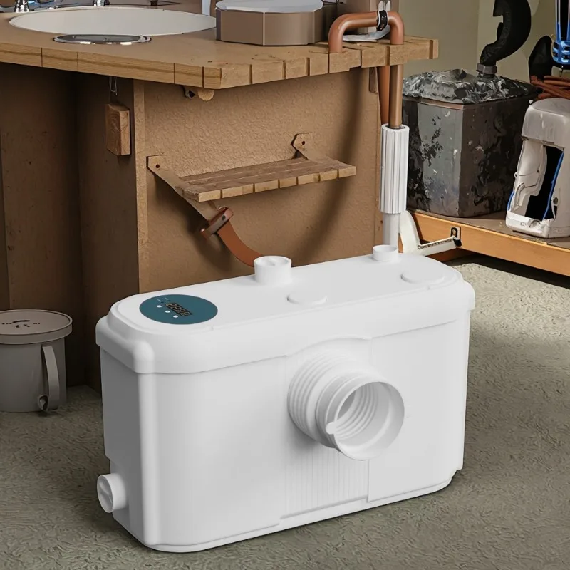 Villa basement electrically-powered crushing toilet sewage pump fully automatic kitchen lift device