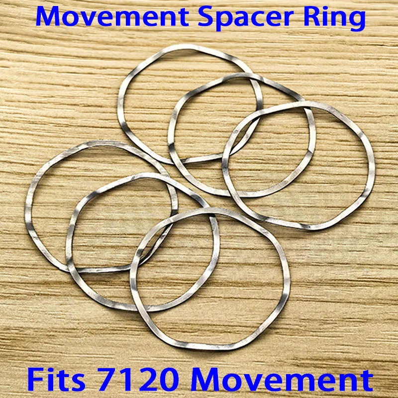 1/2/5 PCS 7120 Movement Spacer Ring Metal Fixed Ring Fits 7120 Movement Replace Parts Fixed Movement Tools