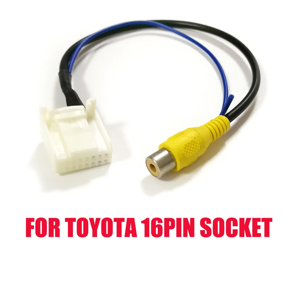 

Biurlink For Toyota Camry 7th Car DVD/CD Player 16Pin Socket Reversing RCA Cable Wiring