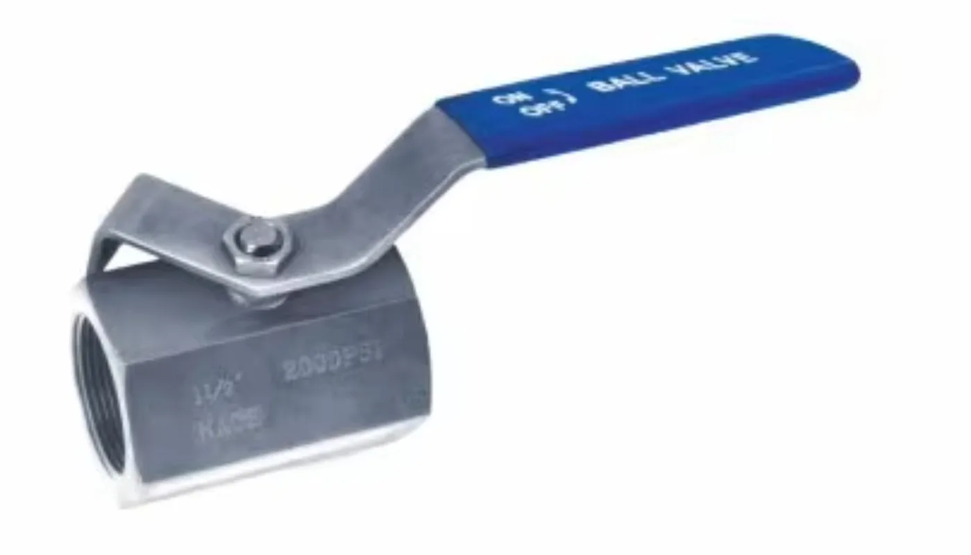 Stainless Steel 304 2PC Floating Ball Valve Threaded End Full Hole Ball Valve