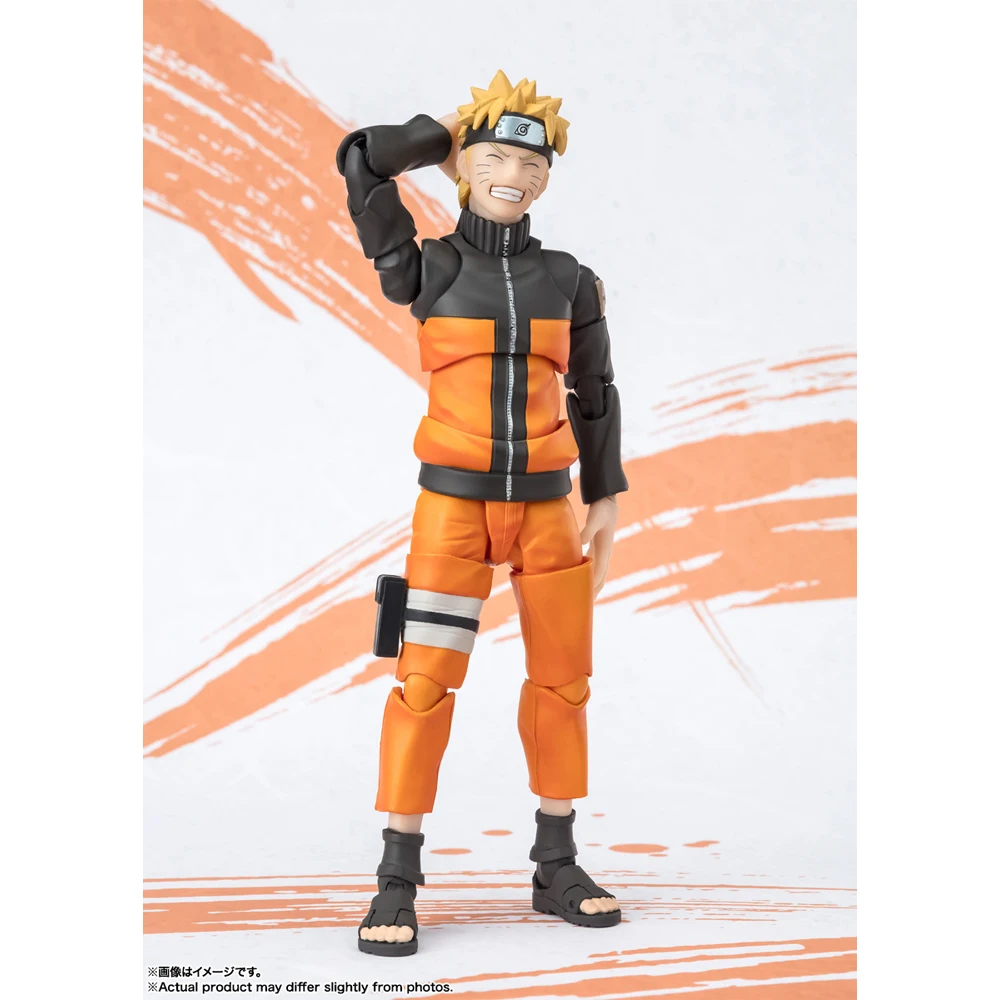 In Stock Original BANDAI SHFiguarts NARUTOP99 Edition Uzumaki Naruto Figure Anime Genuine Action Boxed Model Dolls Toy Gift