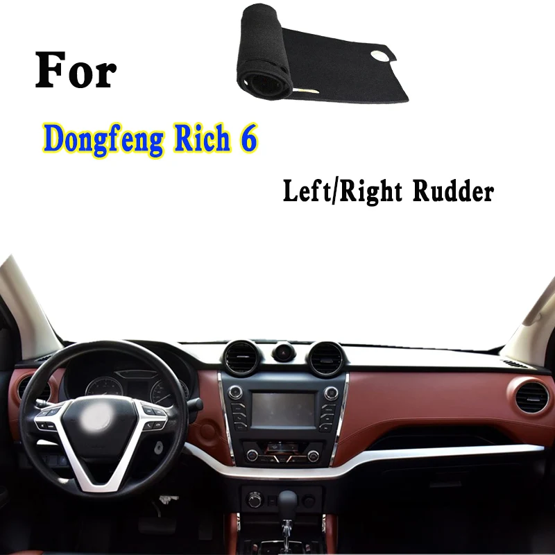 

For Dongfeng Euro V Rich 6 Car-Styling Dashmat Dashboard Cover Instrument Panel Insulation Protective Pad Ornaments