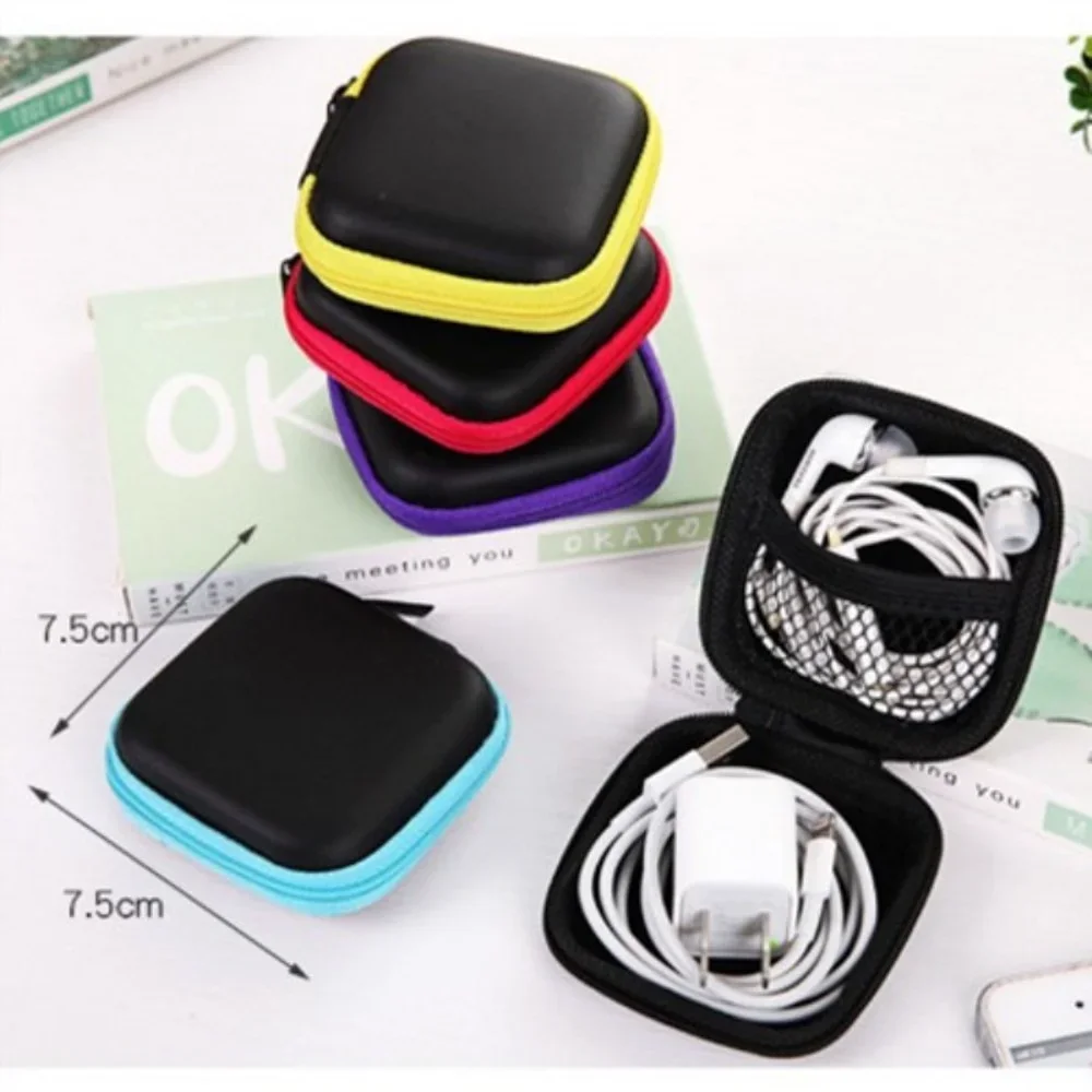 1PCS Headphone Storage Bag Mobile Phone Data Cable Charger Box Digital Finishing