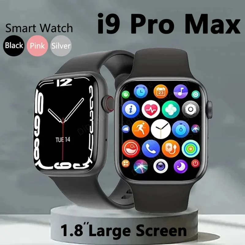 New Original SmartWatch Smart Watch for Men I9 Pro Max Series 9 Phone Call Custom Watch Face Sport Waterproof Women Man Wearable