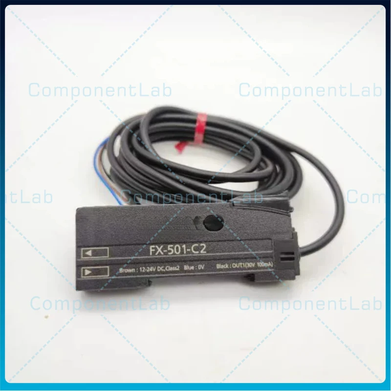 Original for Panasonic Fiber Amplifier FX-101-CC2 FX-551-C2 FX-501-C2 Digital Fiber Sensor NPN 2m Cable Industrial Automation