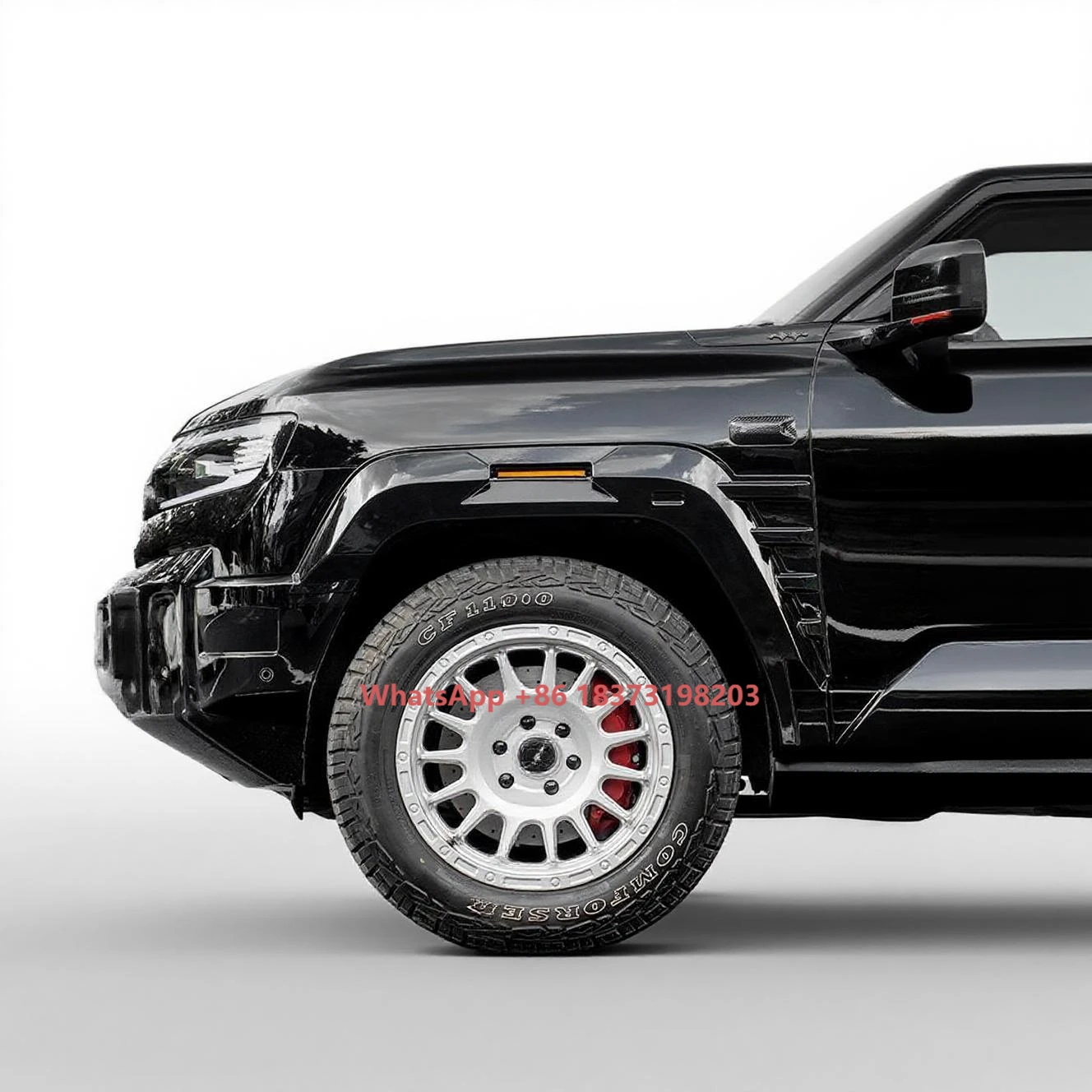 

Комплект глянцевых черных широких расширителей крыльев для BYD Formula Leopard 8, защита от царапин, установка без сверления, детали кузова