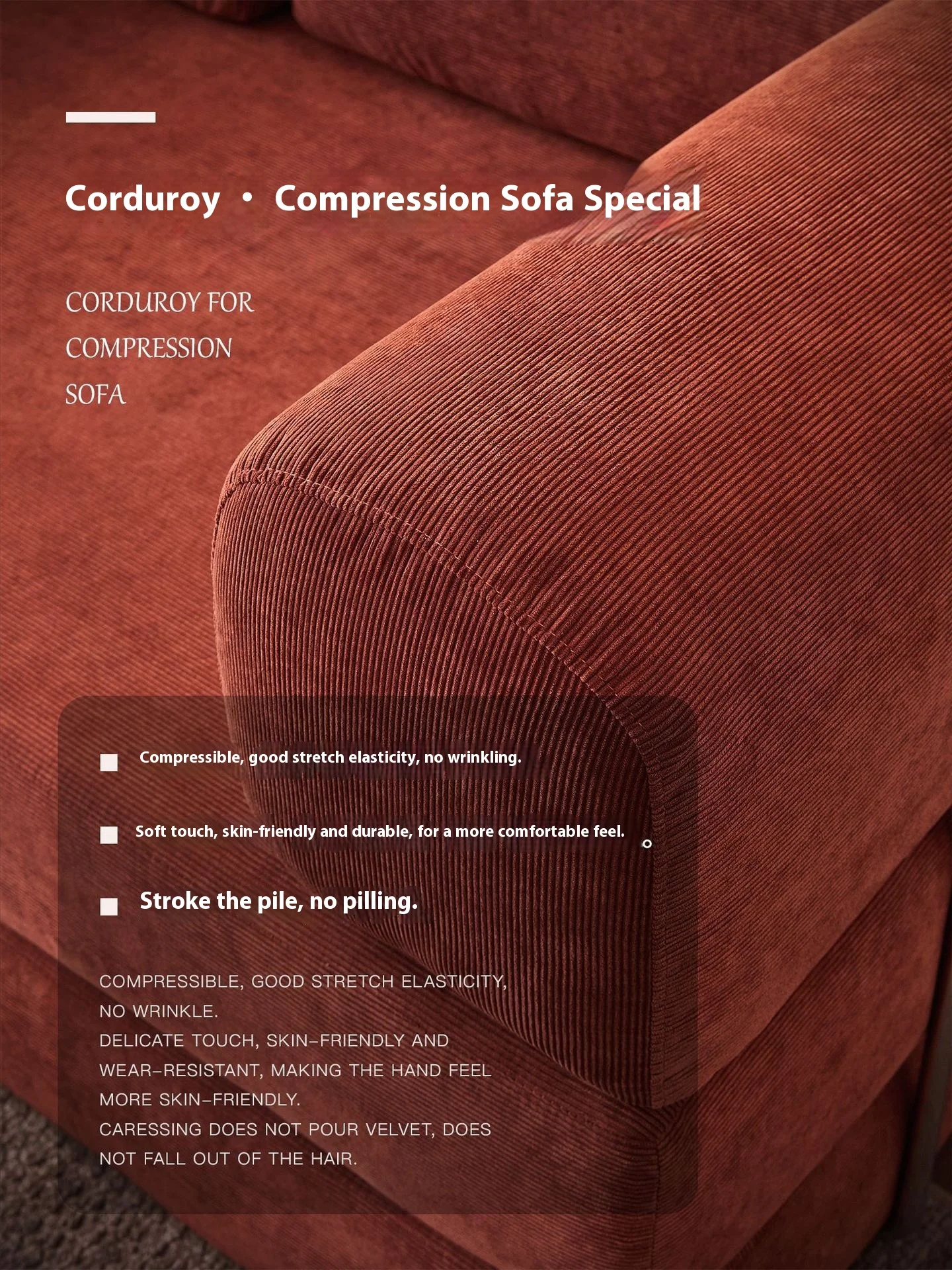 Vacuum compression combination sofa full sponge straight row removable living room