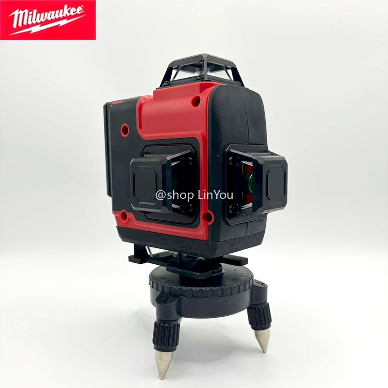 Milwaukee nível laser verde 16 linhas 4d autonivelante 360 horizontal e vertical feixe de nível laser super poderoso