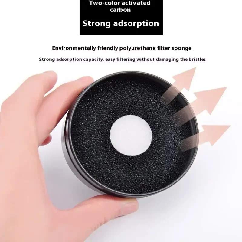 메이크업 브러쉬 클리너 스폰지 화장품 브러쉬 건조 워시 아이 섀도우 색상 제거 휴대용 청소 케이스