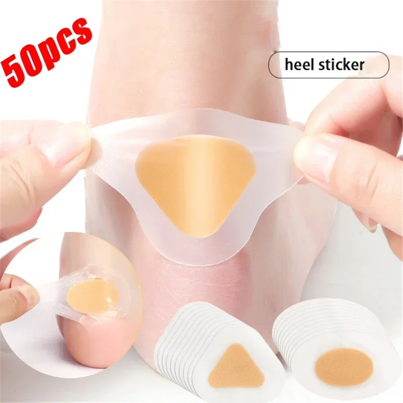 10-50pcs Gel Heel Protector Foot Patches Adhesive Blister Pad Heel Liner Shoe Stickers Pain Relief Plaster Care Cushion Grip