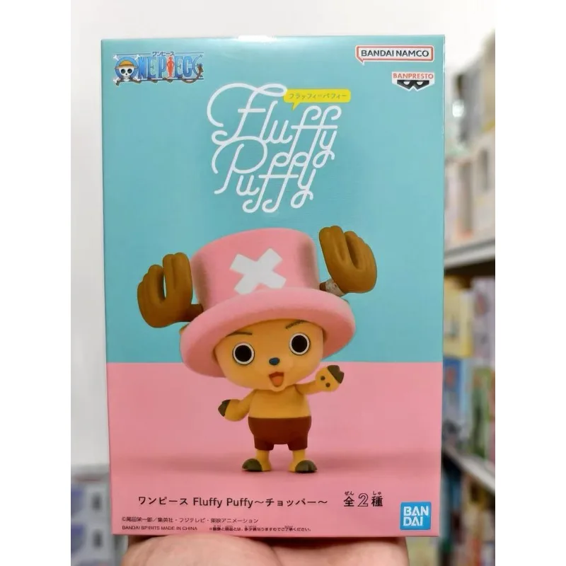 

In Stock Original BANPRESTO ONE PIECE Fluffy Puffy Tony Tony Chopper 7cm PVC Anime Figure Toy Gift Ornament