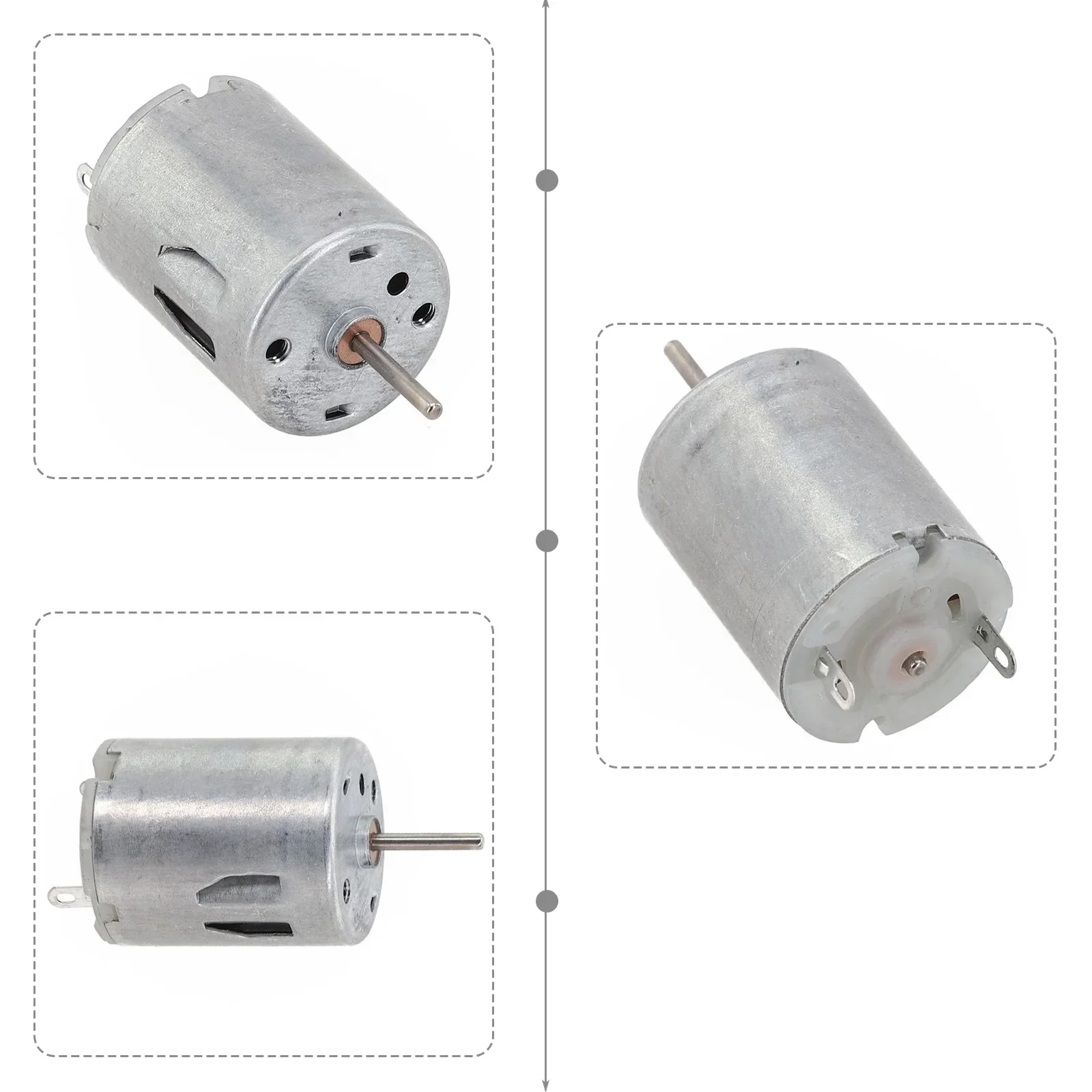 DIY Electric Machine Tool Mini 280 DC Motor DIY Motor Voltage Range DC 6V-12V Output Shaft Length 12.3mm Electric Machine Tool