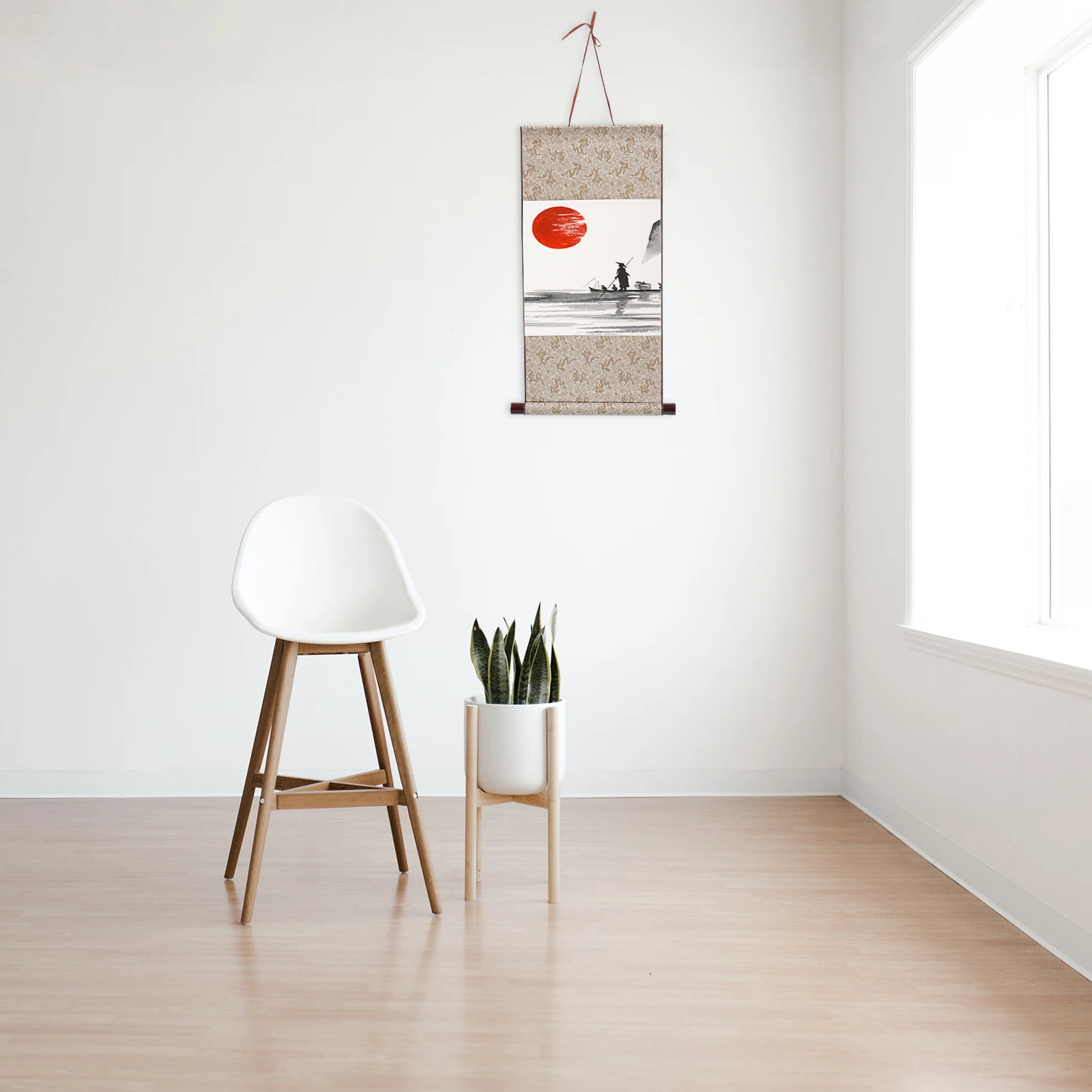 

2pcs Blank Scroll Paper Chinese Calligraphy Painting Art Drawing Practice Hanging Scroll Water Absorbent Lightweight Portable