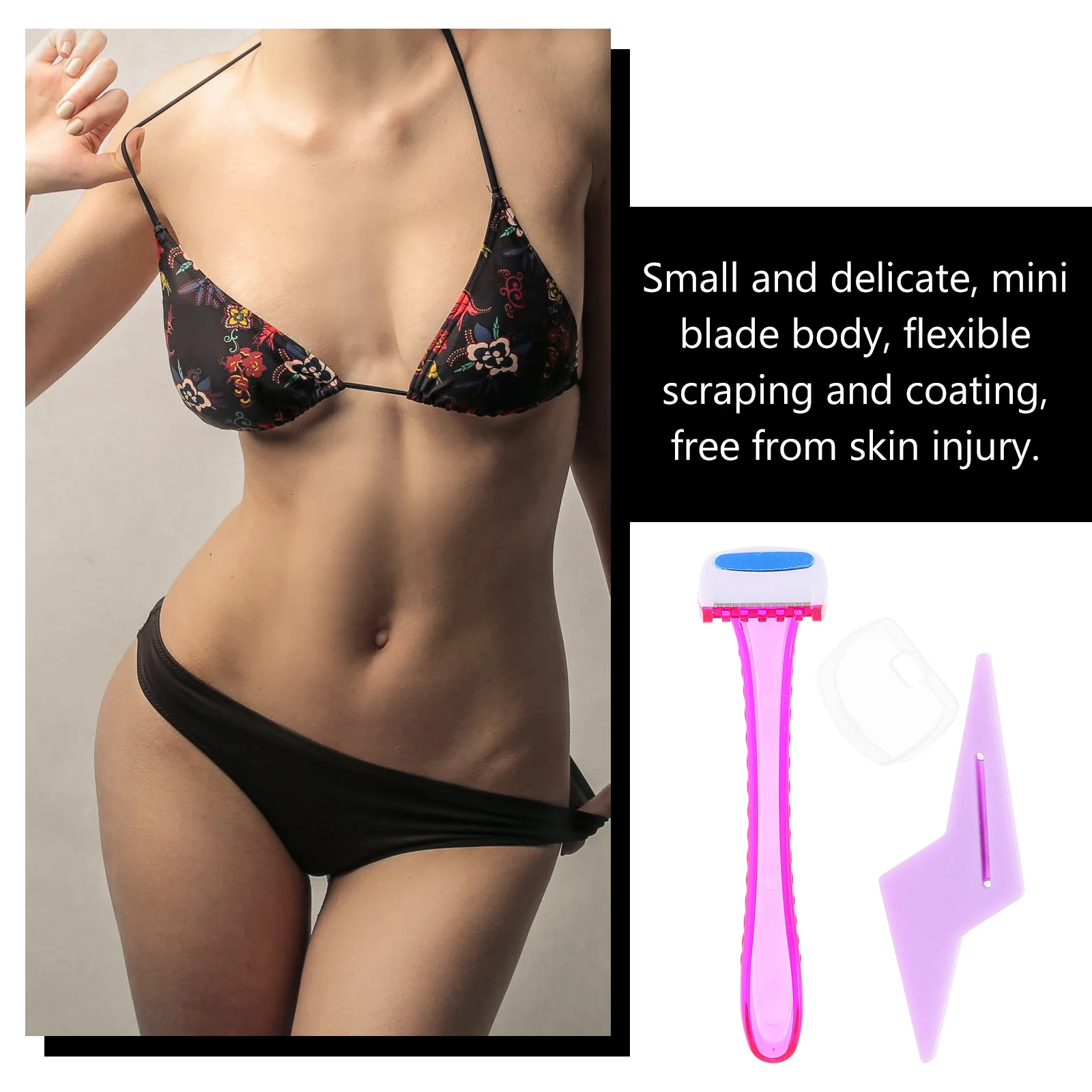 1 قطعة ماكينة حلاقة بيكيني للنساء أداة حلاقة شعر مميزة للبشرة الناعمة للسيدات ماكينة تشذيب الجسم تحت الإبط إزالة الشعر من البلاستيك #1