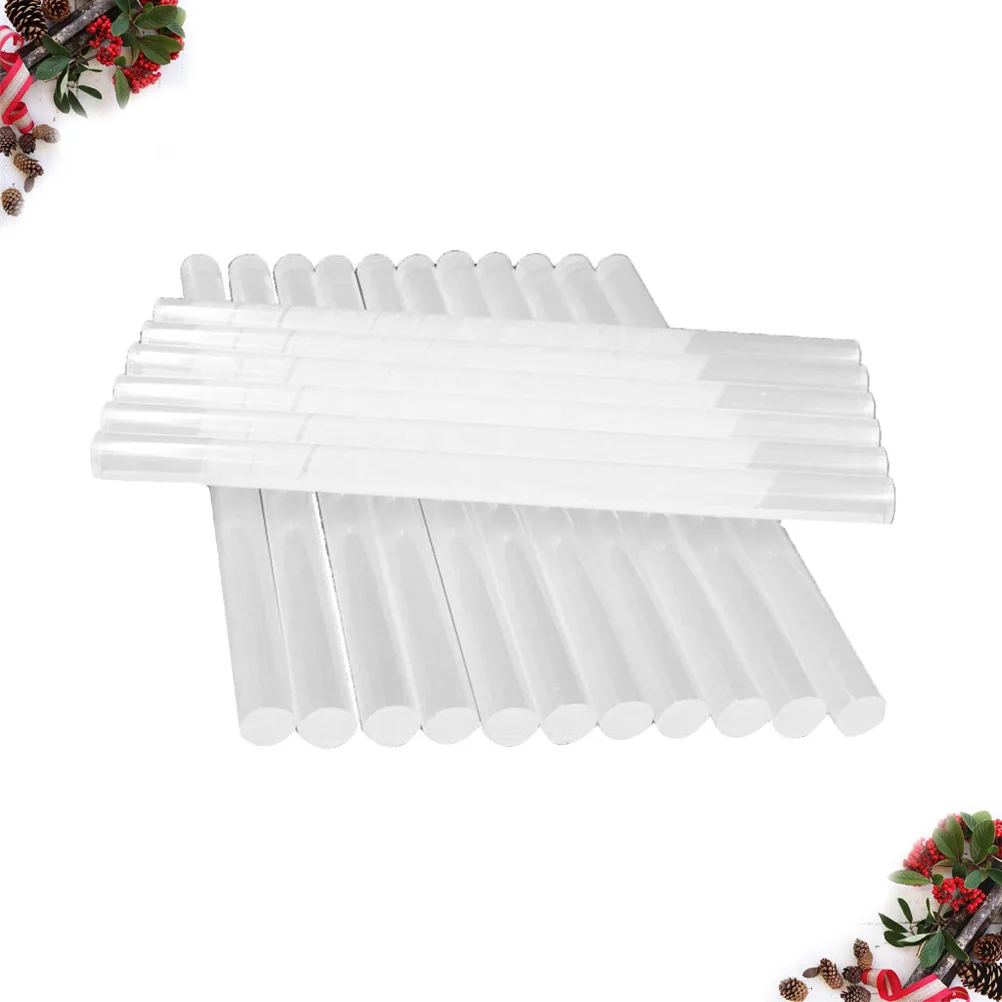 

100pcs Hot Melt Glue Sticks Eco-Friendly Transparent Diy Repair Tool For Crafts Adhesive Strips Compatible With High Low