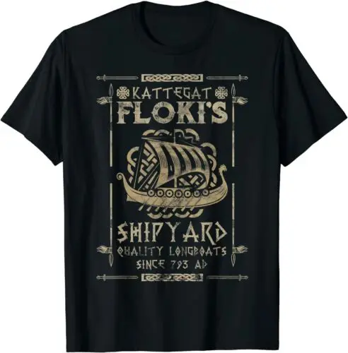 Neu Kattegat Flokis shipyard - Nordische Mythologie & Wikinger Premium T-shirt