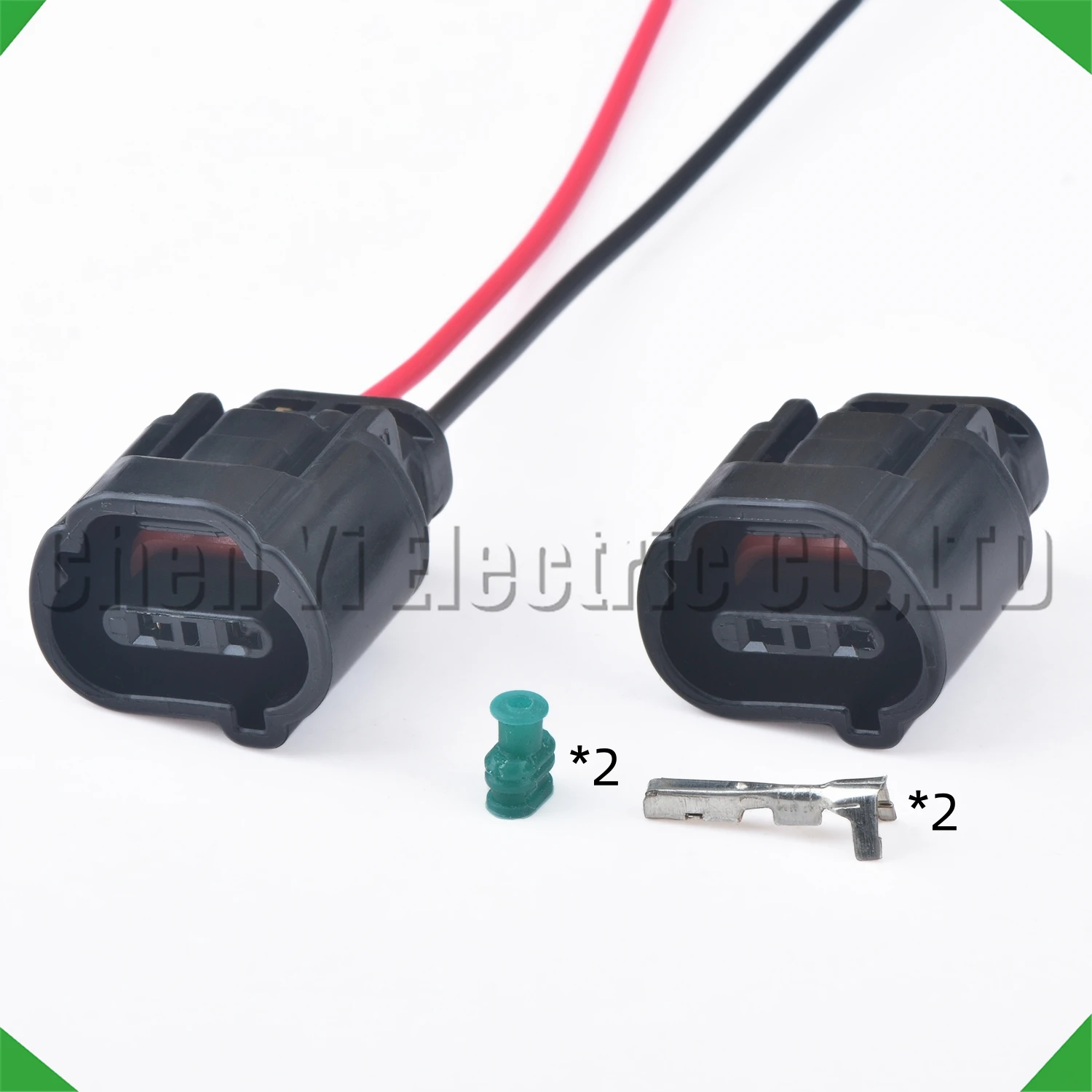 

2 Pin automobile waterproof reversing radar probe sensor connector Wire harness plug 7283-8721-30