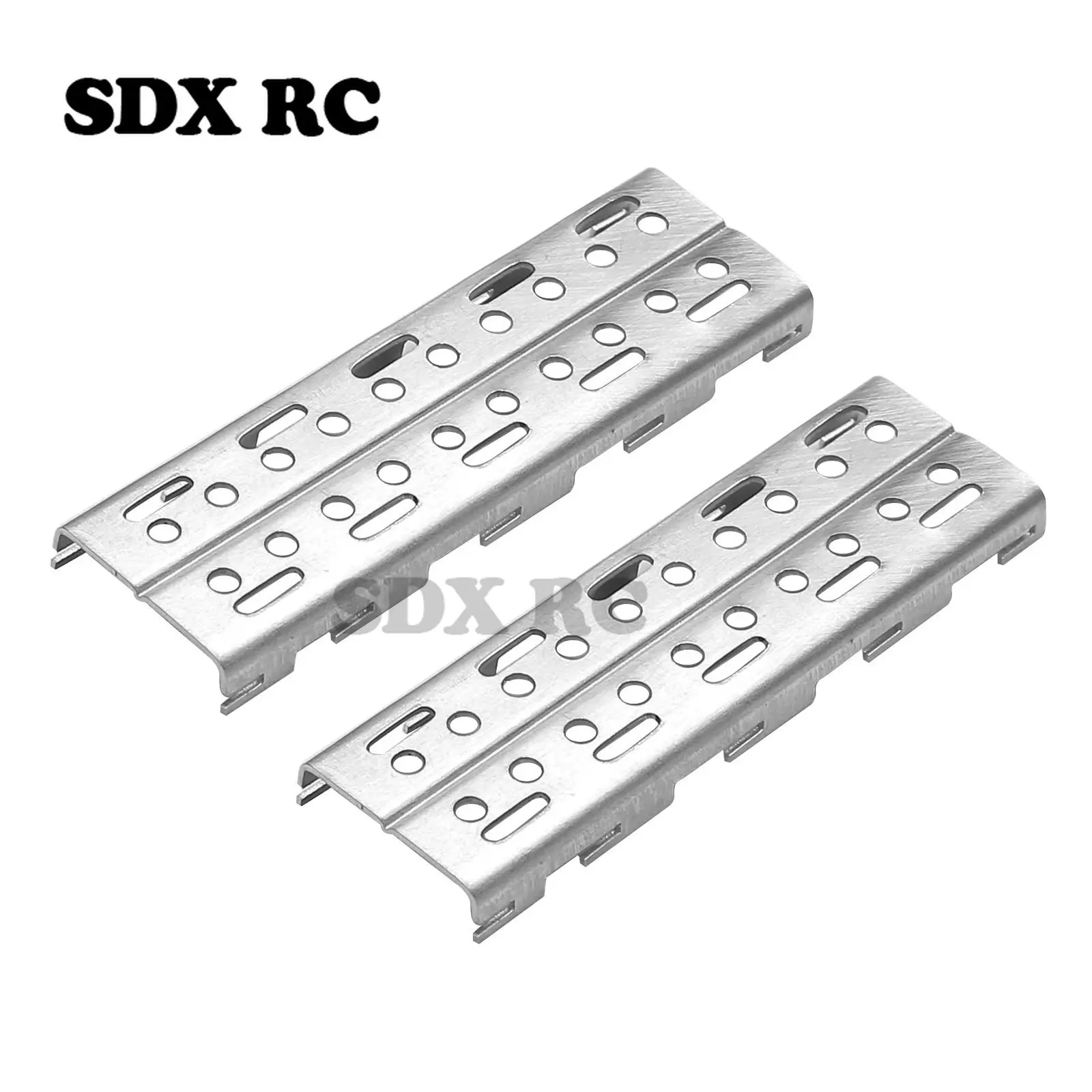 2Pcs 65x20mm Metal Sand Ladder Recovery Ramps Board Escape Board per Traxxas TRX4M Axial SCX24 1/18 1/24 RC Crawler Car Parts