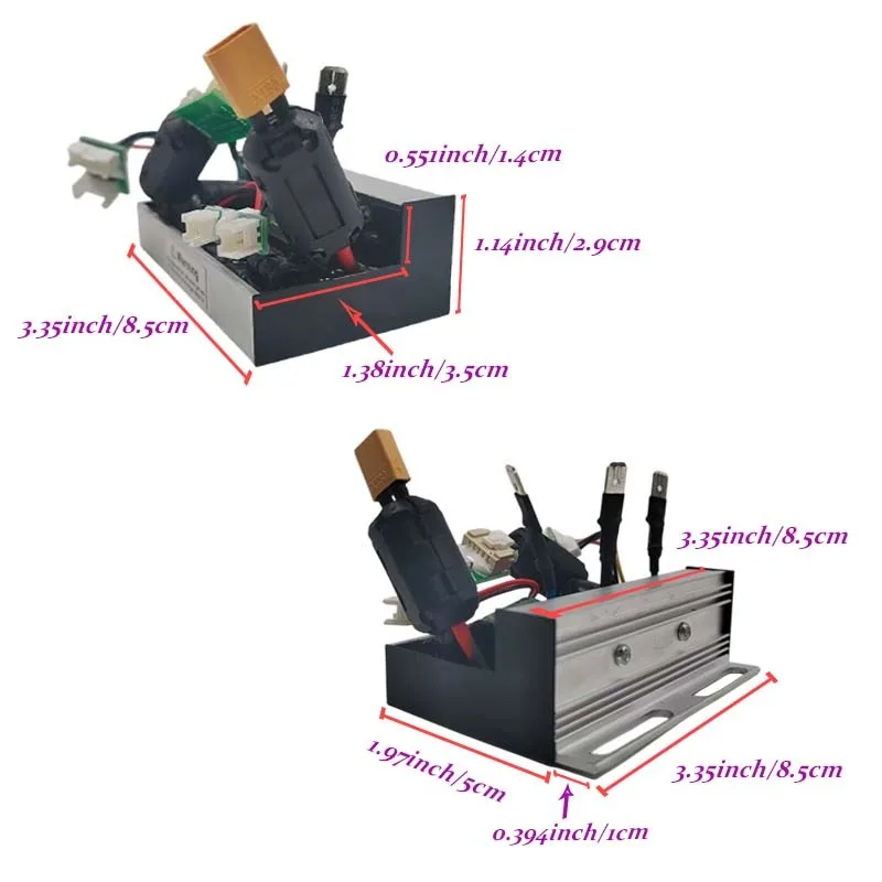 Upgraded Ctrl+Display Kit for Xiaomi 4 Lite/4 Pro Gen1 EScooter, 24-63V 1200W Bluetooth APP 8.5/10in Motor GSIC Tuning Plug&Play - view 4