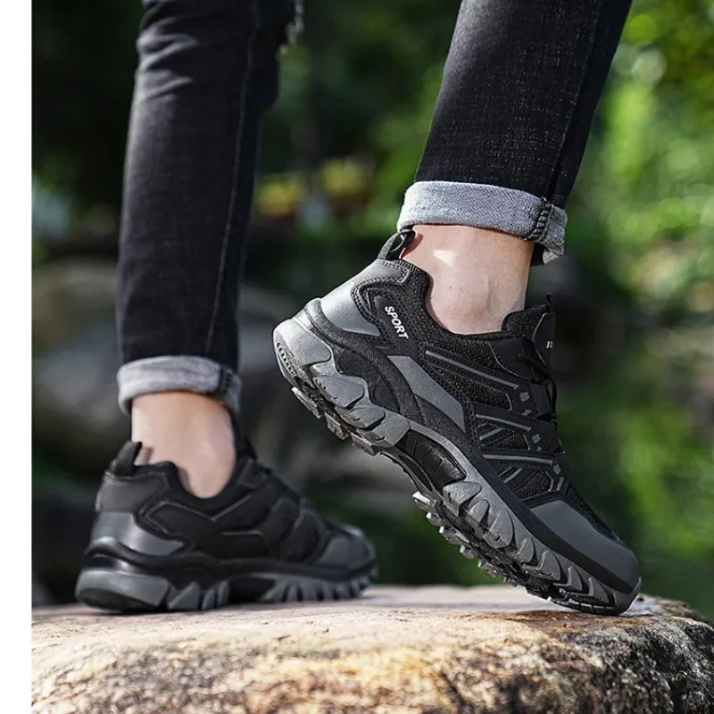 Kobiety mężczyźni buty górskie Trekking na świeżym powietrzu sport wspinaczka Camping buty antypoślizgowe wodoodporne Walking Jogging trenerzy