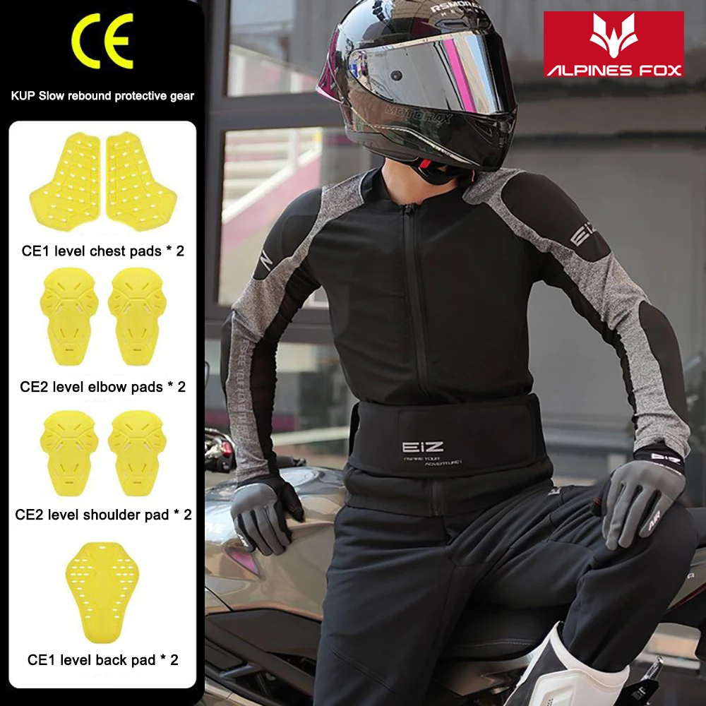 

2025 Men's New Motorcycle Jackets Full Body Armor Enhanced Waist Protection Jacket CE Protective Gear Motocross Soft Armor