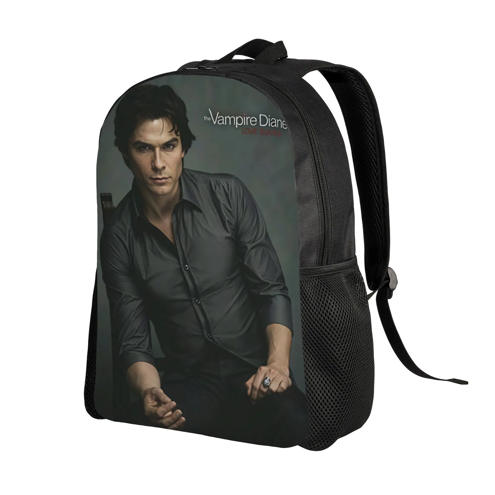 Vampire Diaries Damon Klaus  Backpack  Style Backpacks Unisex University Durable School Bags High Quality Rucksack
