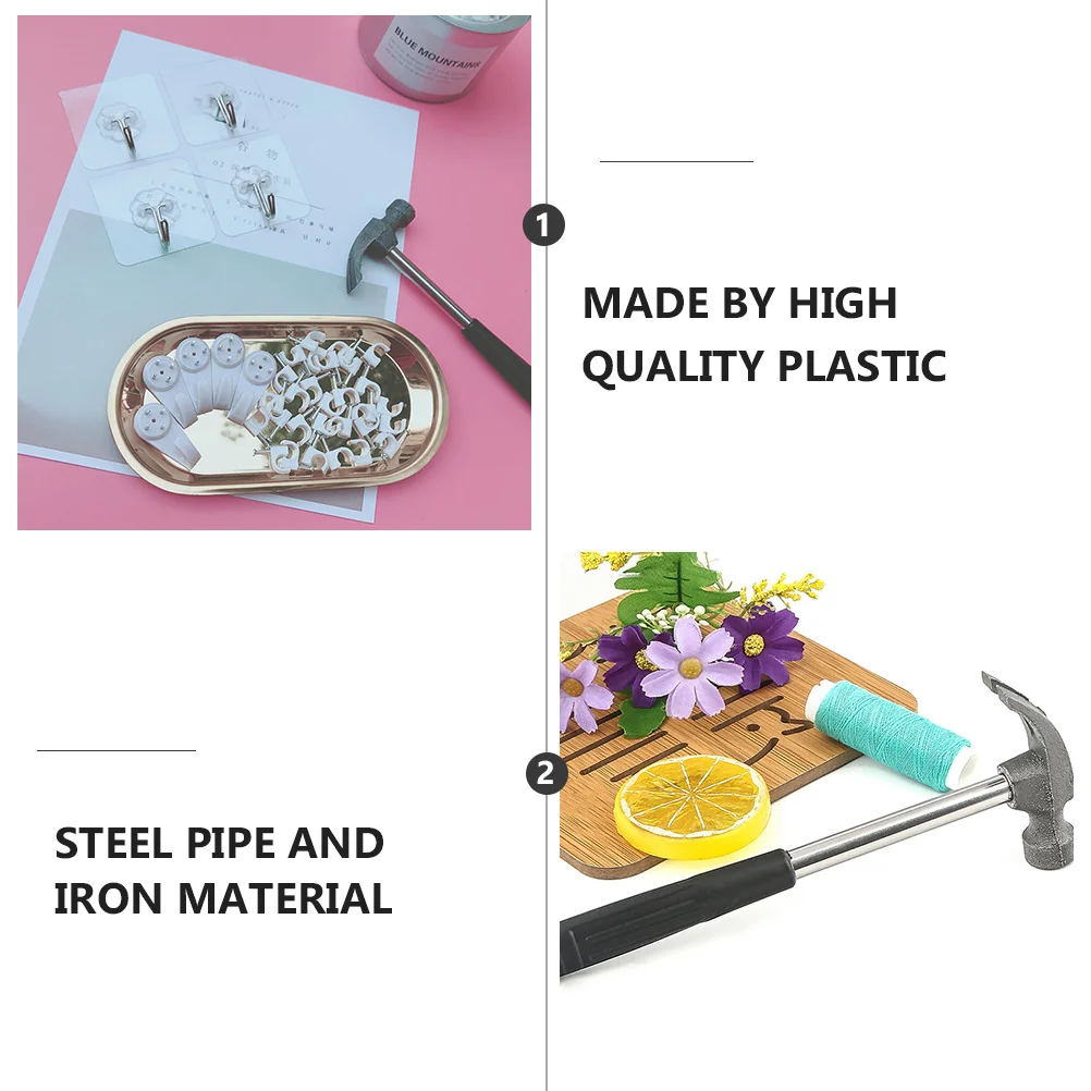 

5Pcs Claw Hammer Lightweight Portable Durable Steel Iron Material Repair Install Tool Outdoor Camping DIY Household