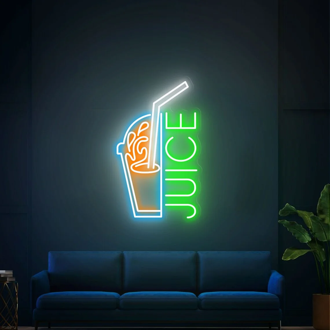 لافتة نيون مخصصة للأطفال ، أضواء ليلية ، تصميم عصير ، بار ، نادي ، فن جداري ، تعليق ، مقهى تجاري ، زفاف ، مراهقون #4