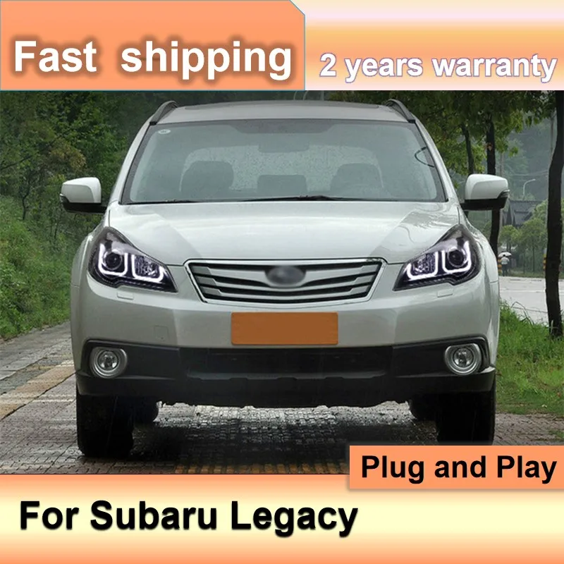 Car Accessories for Subaru Legacy Head Light 2010-2016 Outback Headlight Legacy Head Lamps LED DRL Turn Signal High Beam