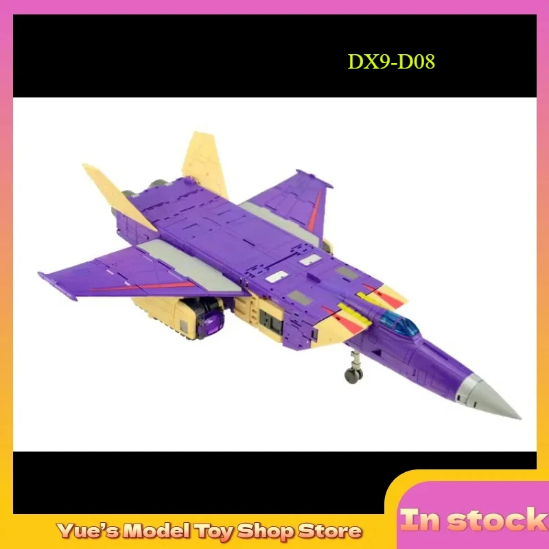 

【In Stock】Transformation Toys DX9 D08 Lightning Gewalt Three-transformation Aircraft Tank Reprint Model Toy Collection Gift