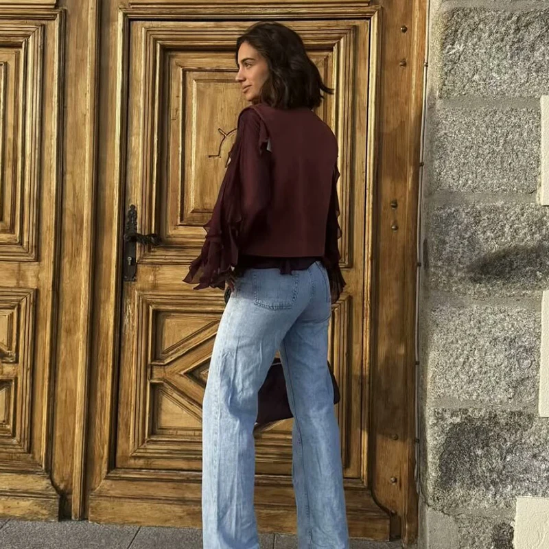 سترة جاكيتات نسائية ربيع 2025 ملابس خارجية جديدة أنيقة ريترو أنيقة سترة معطف نسائي سترة موضة الشارع معطف عطلة الشباب #6