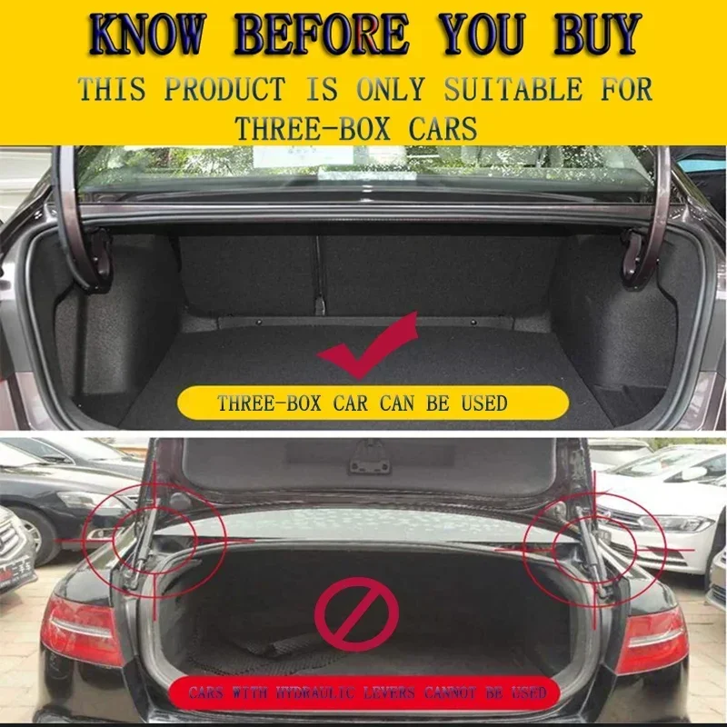 車のトランク用のユニバーサルダストカバー,1ピース,車のスプリングデバイス,リモコン,トランク用のユニバーサルツール