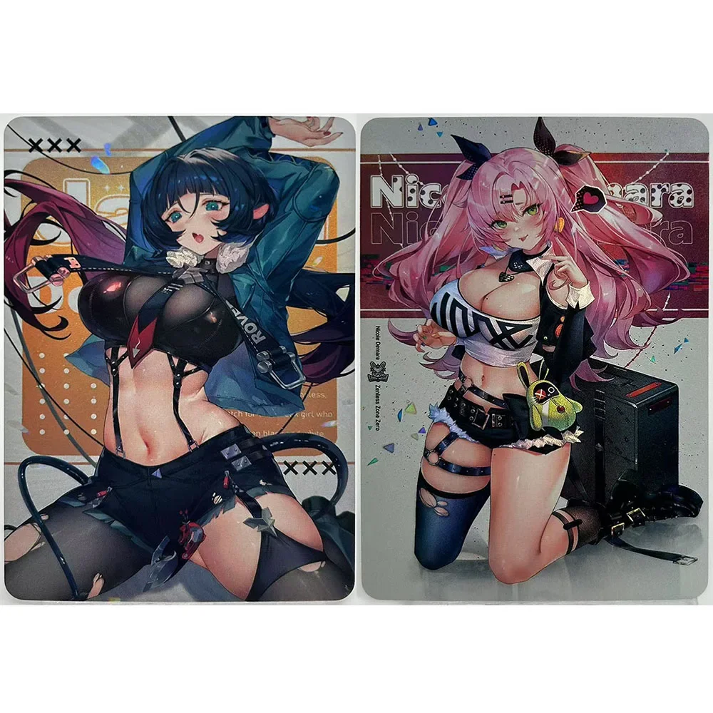 Anime déesse histoire bricolage ACG Ellen Anby Demara Tifa Lockhart Angewomon Premium paillettes carte à collectionner cadeaux d'anniversaire de noël