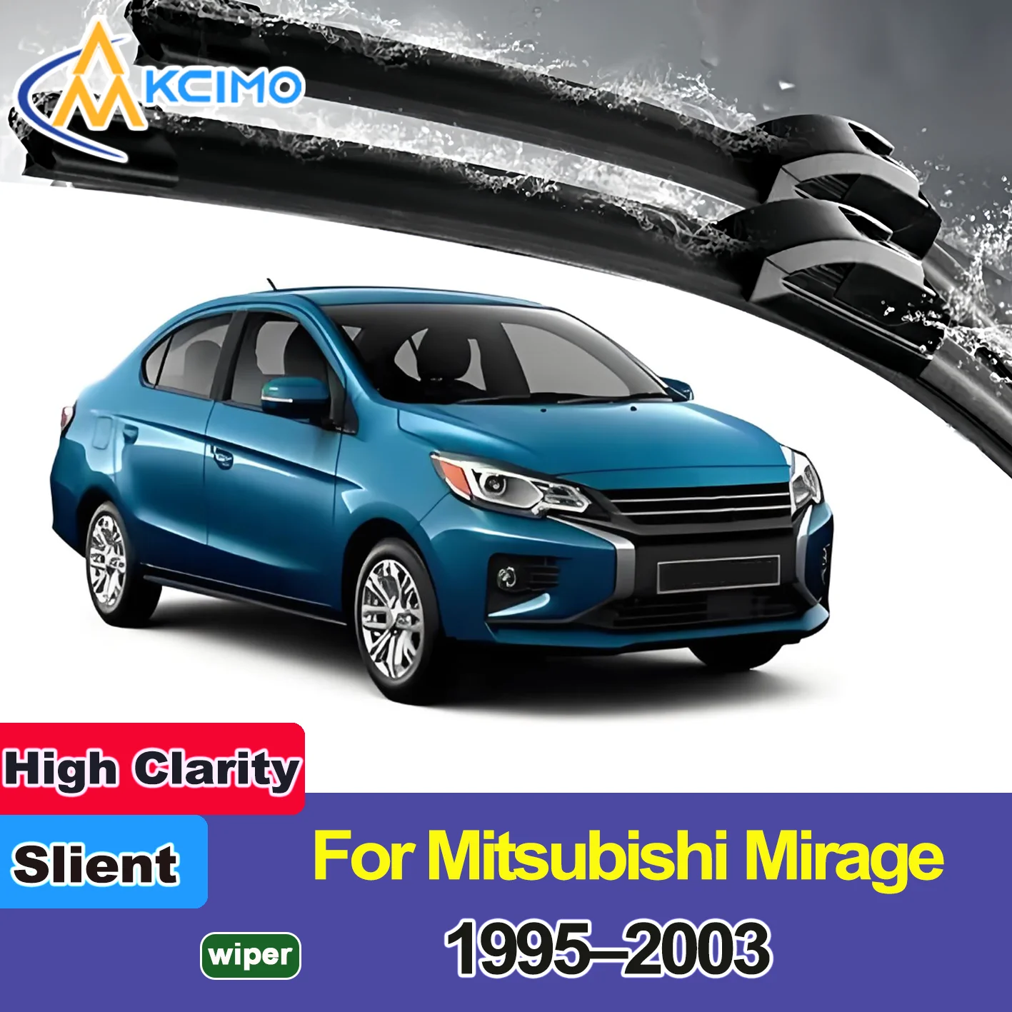 

2PCS New Wiper Blades for Mitsubishi Mirage CK 1995-2003 Mitsubishi Colt (hatchback; Europe) Mitsubishi Technica/Mirage Technica