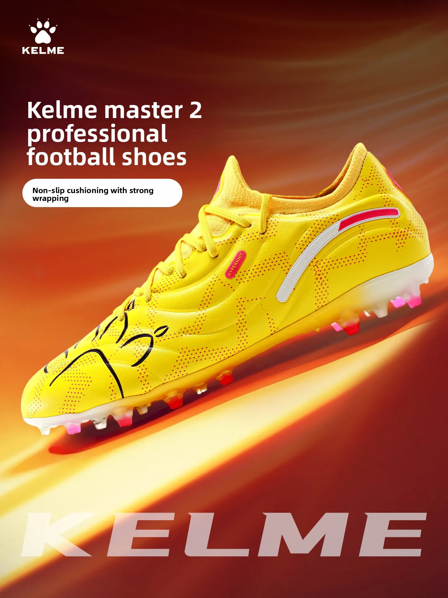 

Kelme Высококачественные футбольные бутсы с короткими ногтями, противоскользящие футбольные бутсы с искусственной травой, амортизирующие тренировочные футбольные бутсы Mg