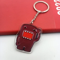 Cute Cartoon Domo Kun Acrylic Key Chain Japanese TV Endorsement Kawaii Mascot Key Ring Pendant Children's Bag Accessories Gift