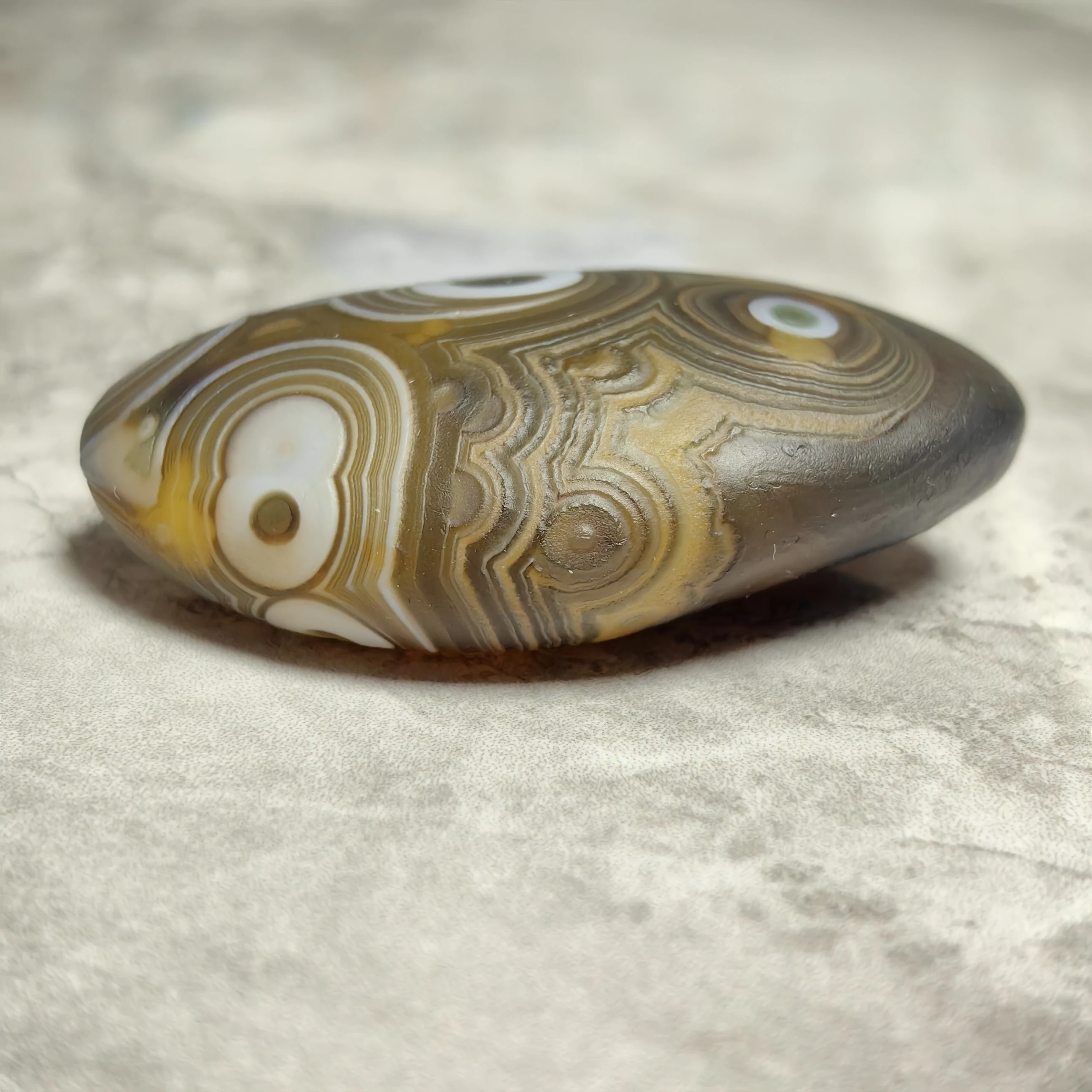 Pure Natural Divine Eyes Agate Cornucopia Crystal Cave Raw Stone Gobi Agate Bead Rough Stones Jewelry DIY Decoration view 6