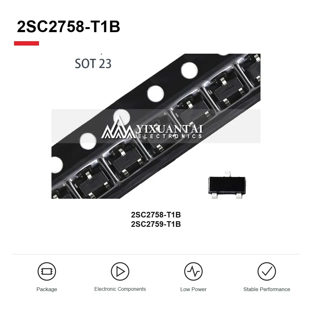 2SC2758-T1B 2SC2759-T1B Bipolar Transistors SOT-23 100PCS