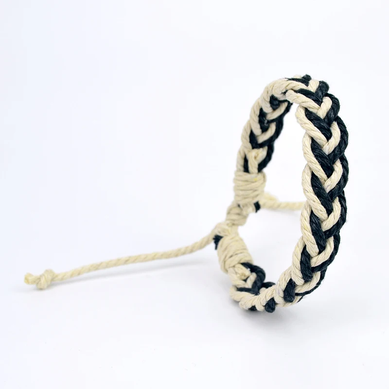 Cotton and linen woven bracelets Clothing accessories Original handmade hand rope #FY104